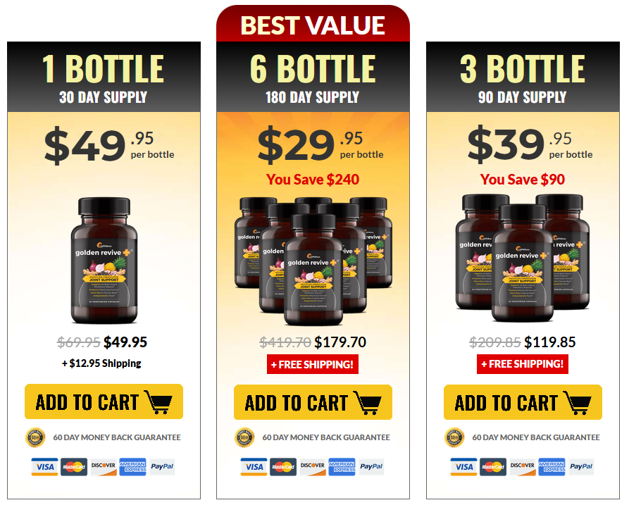 Golden Revive Plus Price Details