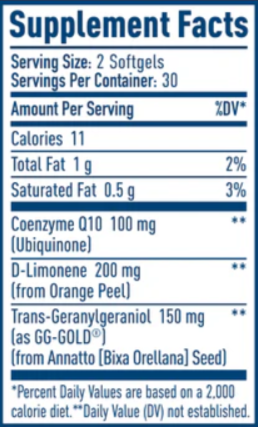 How Does NativePath CoQ10 supplement facts