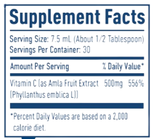 Native Path Liposomal Vitamin C supplement facts 