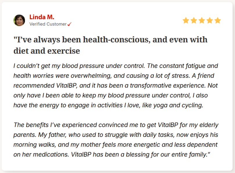 VitalBP Customer Reviews